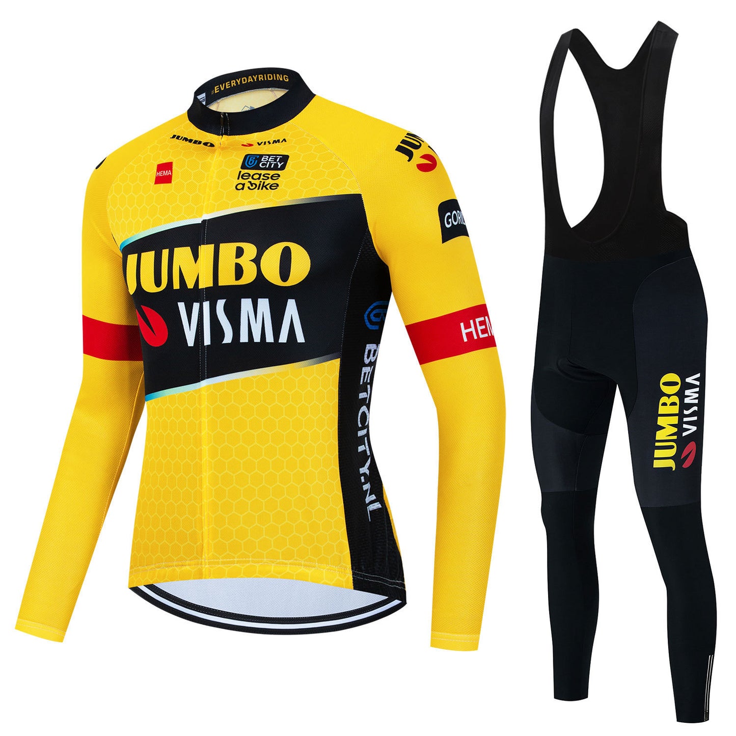 Jumbo Visma - Lange mouwen pro wielerset