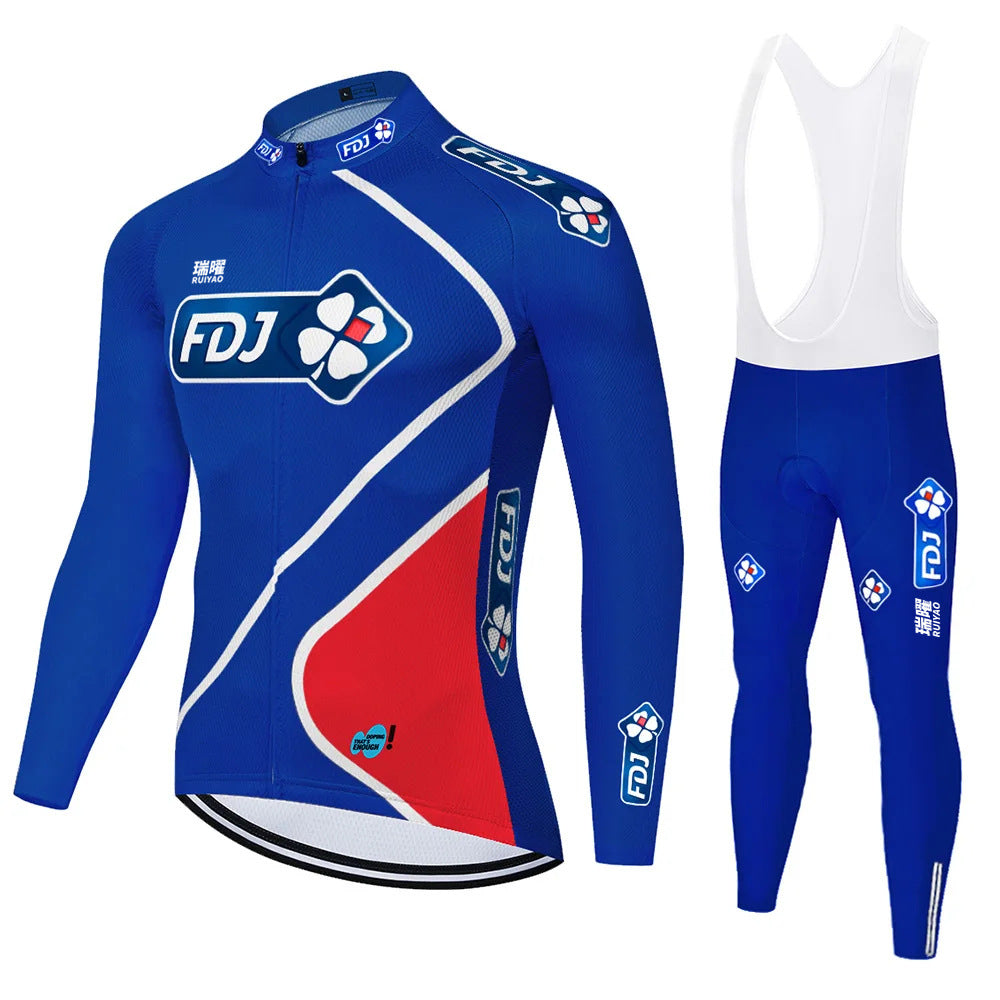 FDJ - Lange mouwen pro wielerset