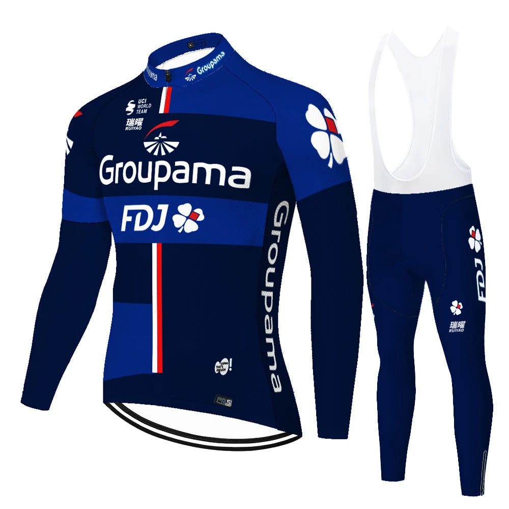 FDJ - Lange mouwen pro wielerset