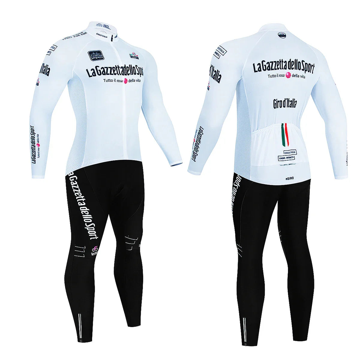 Giro d'Italie - Lange mouwen pro wielerset