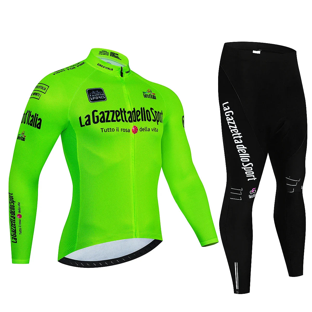 Giro d'Italie - Lange mouwen pro wielerset