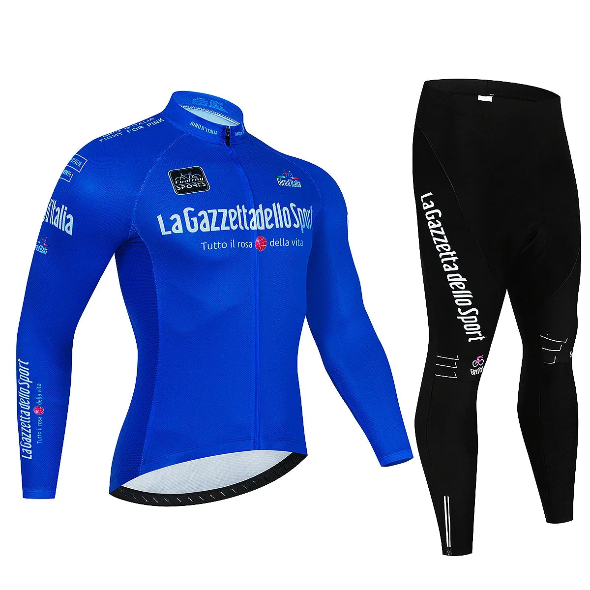 Giro d'Italie - Lange mouwen pro wielerset